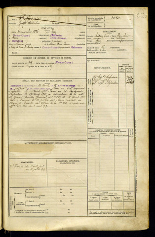 Pelfrêne, Joseph Alexandre