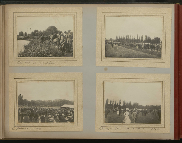 Caen, courses de chevaux à la prairie (pages 25 et 28).