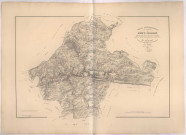 Carte topographique du canton de Bény-Bocage par Simon, géomètre en chef du cadastre