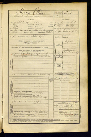 Saint Ellier, Louis François