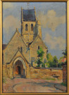 "L'église Saint-Ouen", Caen, par Géo Lefèvre (Lefèvre, Georges Auguste Eugène, dit)