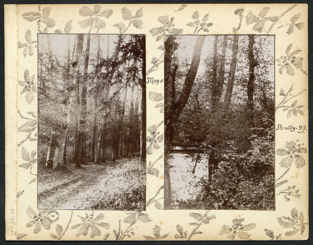 Photos 26 et 27 : Bois de May-sur-Orne ; Bois de Bully (1897)