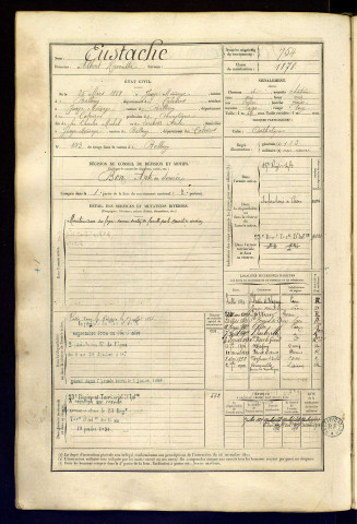 Eustache, Albert Hyacinthe