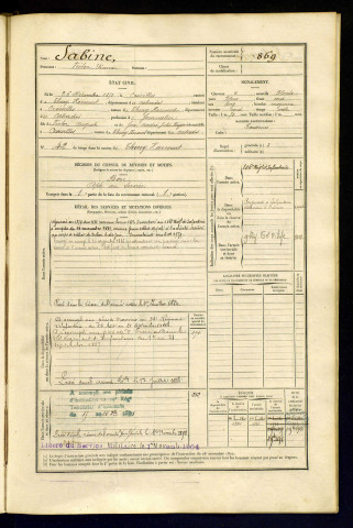 Sabine, Victor Etienne