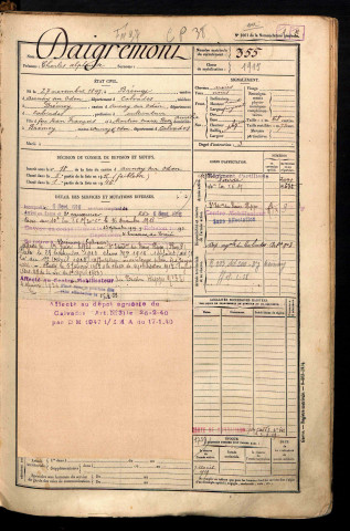 Daigremont, Charles Alphonse