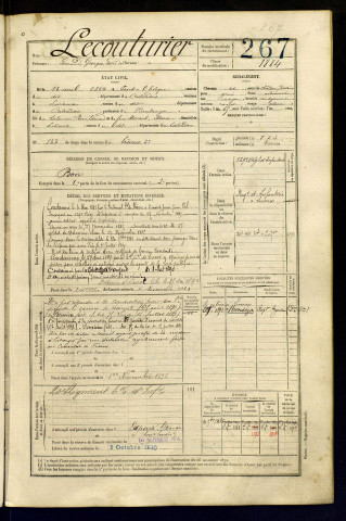 Lecouturier, Fernand Georges Amédée