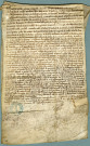 Confirmation des privilèges de l'abbaye, copie contemporaine de H/1843/1