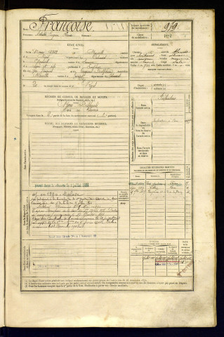 Françoise, Achille Eugène Placide