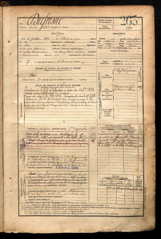 Dufresne, Emile Alfred Auguste