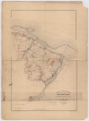 Carte topographique du canton de Douvres par Simon, géomètre en chef du cadastre