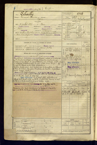 Lebailly, Raimond Maurice Eugène