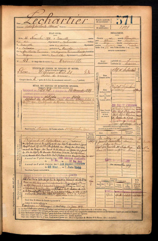 Lechartier, Adolphe Charles Marcel