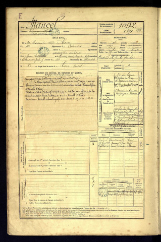 Mancel, Louis Michel