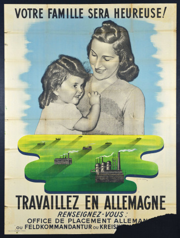 Affiches : travail en Allemagne