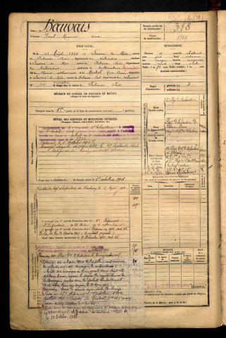 Bauvais, Paul Maurice