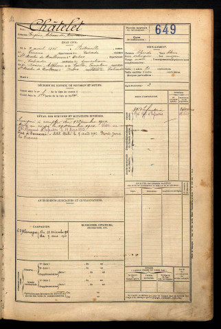 Châtelet, Eugène Alexandre Maurice