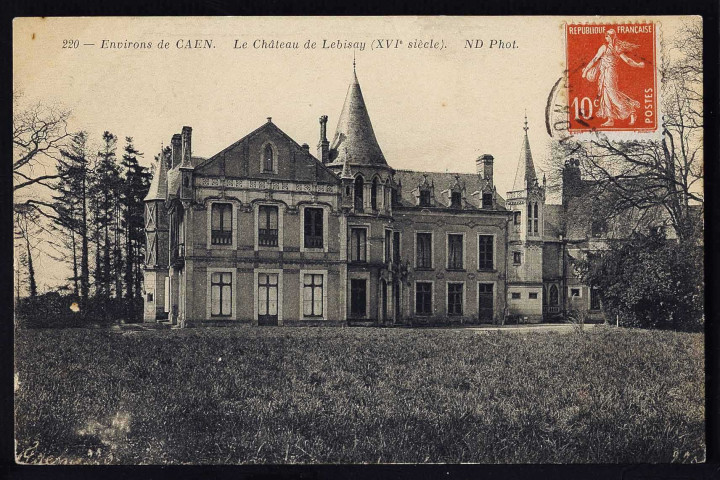Château et tour de Beauregard (château de Lebisey) (n°16 à 19 ; 29 ; 35)