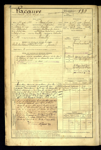 Lacauve, Achille Joseph Alfred