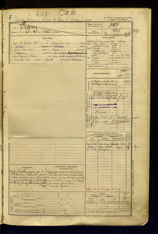 Pigny, René Pierre André Auguste