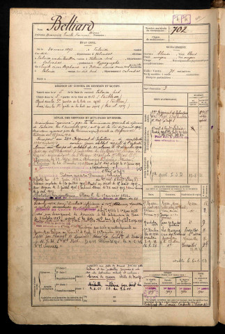 Belliard, Maurice Emile François Désiré