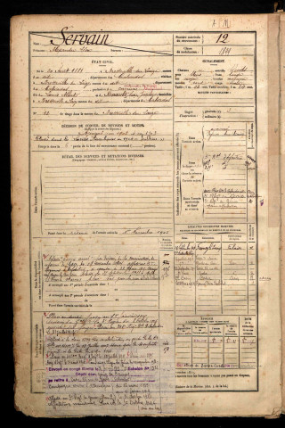 Servain, Alexandre Léon