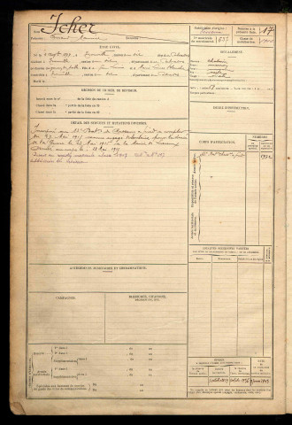 Icher, Fernand Maurice