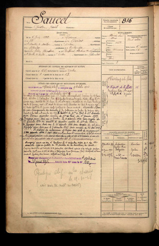 Saucet, Gaston Joseph