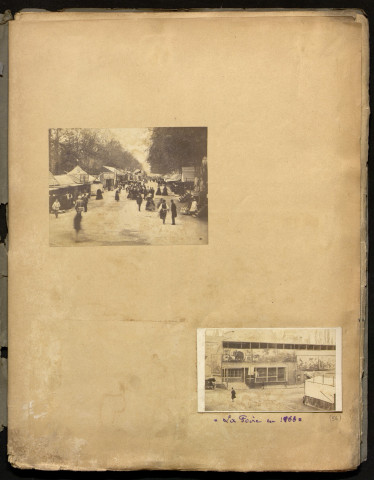 Foires de Caen (sur le Grand cours et foire Mirlourette du boulevard Saint-Pierre), manèges, animaux de cirque (n°55 à 65)