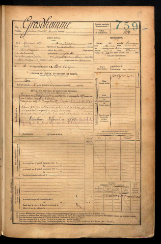 Grosdhomme, Gustave Marcel Honoré