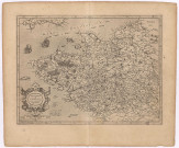 Carte de Mercator : Britannia et Normandia.