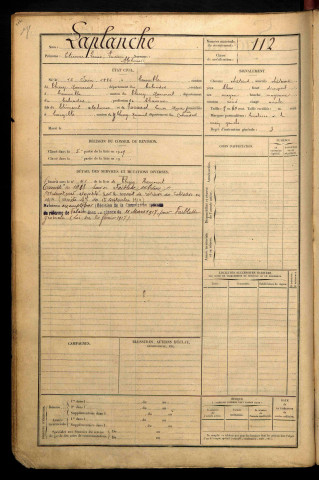 Laplanche, Etienne Louis Lucien Alphonse