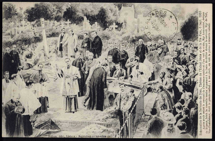 Cimetière des carmélites (tombe et statue de Sainte-Thérèse) (n°1160 à 1198, 1662)