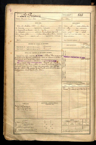 Le Prieur, Maurice Louis Félix