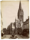 1-2 - [Elévation façade principale] église Saint-Pierre à Caen vue d'ensemble, par Paul Robert