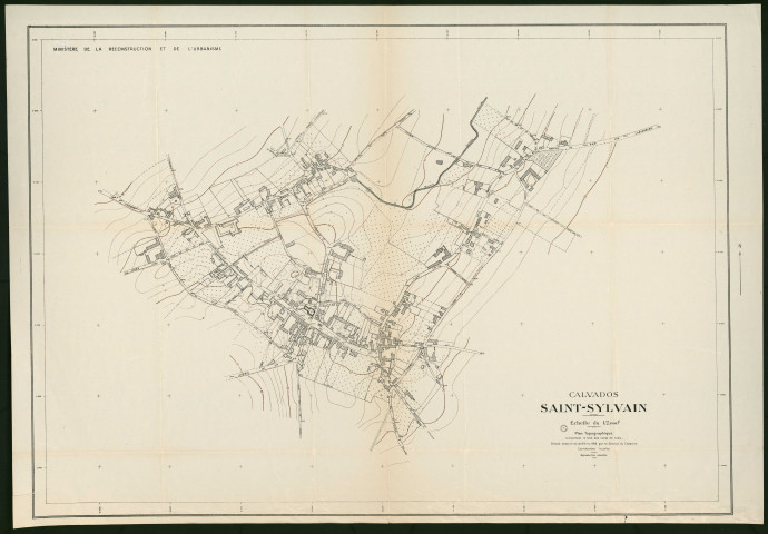 Plans topographiques de Saint-Sylvain