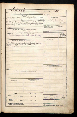 Cotard, Daniel Eugène Alcide