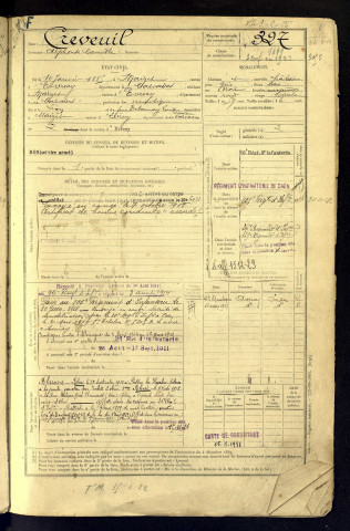 Creveuil, Alphonse Camille