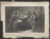 [Episodes de l'incarcération de Marie Stuart au château de Loch Leven], par P. Legrand sc. A Paris, chez Dopter, rue St Jacques, n°21