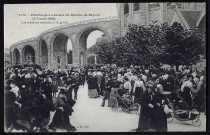 Pèlerinage à Lourdes de personnes du diocèse de Bayeux (1908) (cartes postales n°28, 29, 105 à 120)