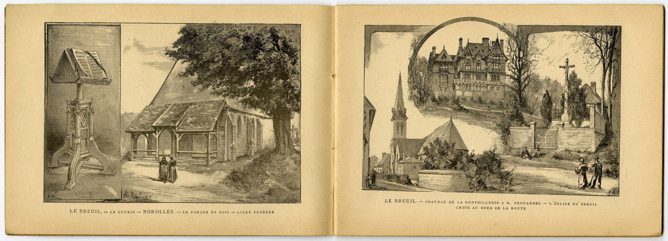 Album de dessins de l'arrondissement de Pont-L'évêque, par A. Karl.