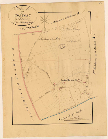 Section A 2e subdivision du Château