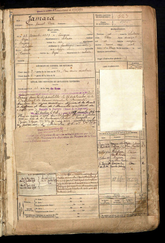 Jamard, Omer Ernest Pierre