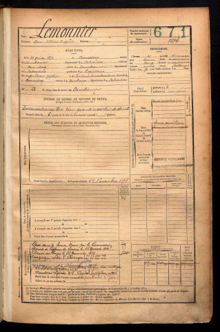 Lemonnier, Pierre Albert Eugène