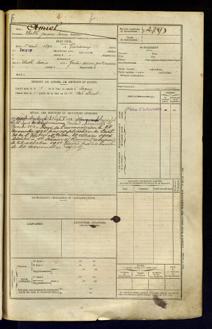 Amiel, Ubalth Jacques Severin