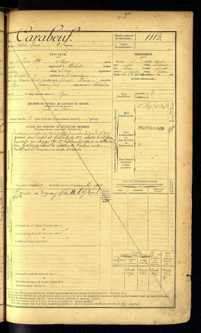 Carabeuf, Abel Henri