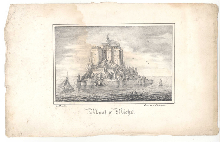 Mont-Saint-Michel. Par L.D. et T. Chalopin