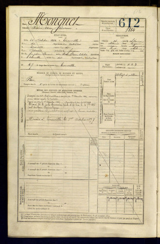 Mongnet, Arsène Olivier Pierre