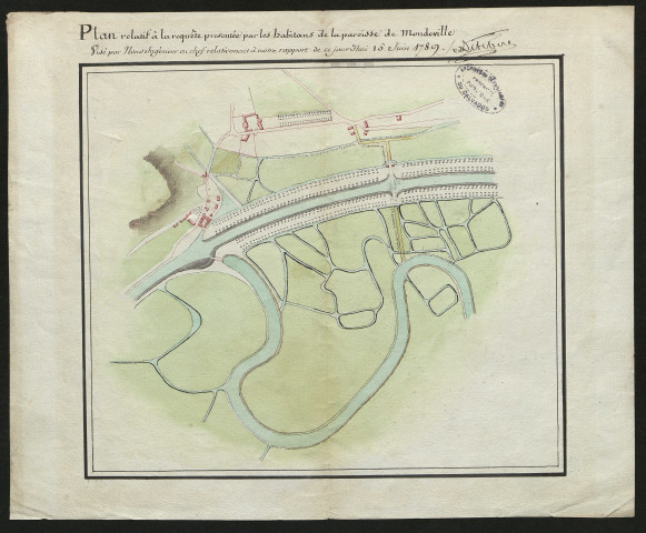 Plan de l'Orne à Mondeville