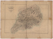 Carte topographique du canton de Dozuley par Simon, géomètre en chef du cadastre