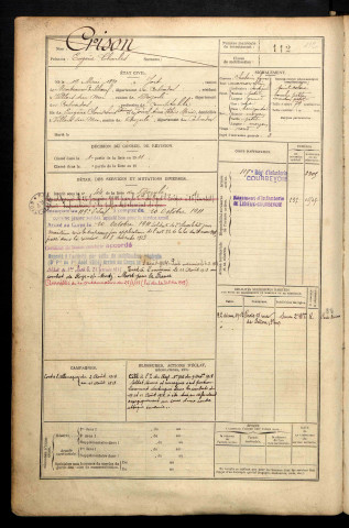 Crison, Eugène Charles